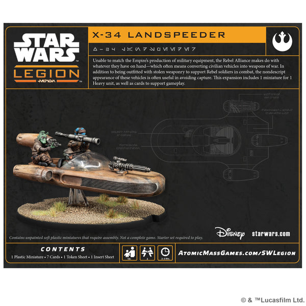Star Wars: Legion - X-34 Landspeeder - 3