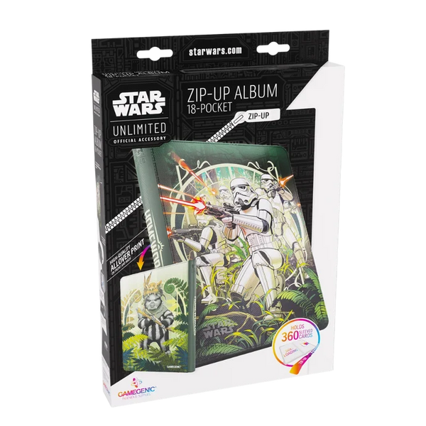Gamegenic - Star Wars: Unlimited Zip-Up Album 18-Pocket - The First Legion & Teebo - 1