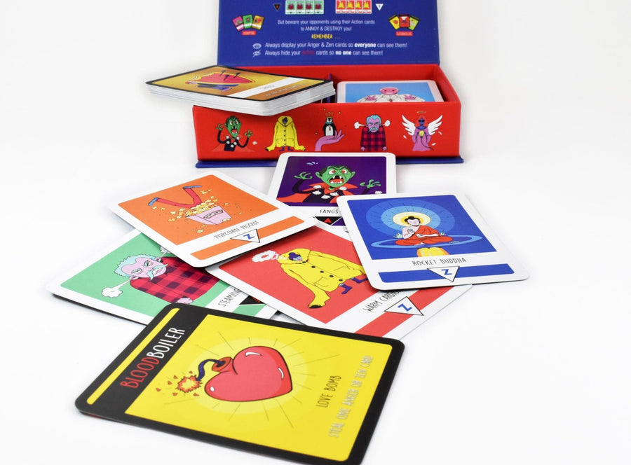 Anger Smash: The Viciously Addictive Card Game - Gathering Games
