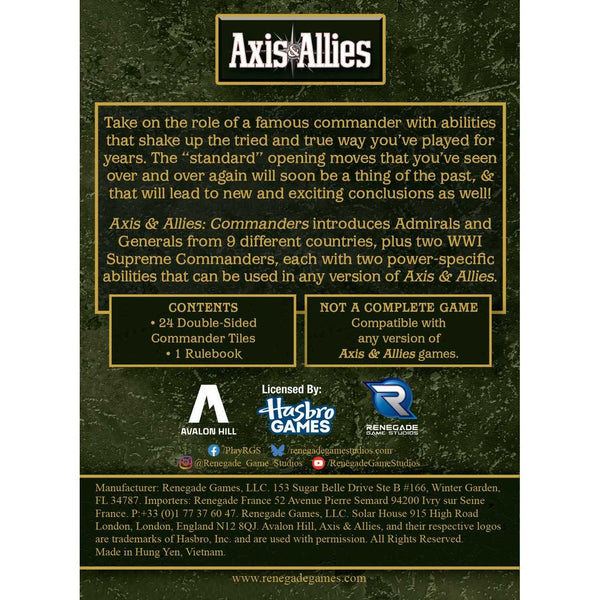 Axis & Allies: Commanders - 3