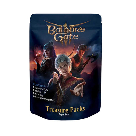 Baldur's Gate 3 Treasure Packs Display - Gathering Games