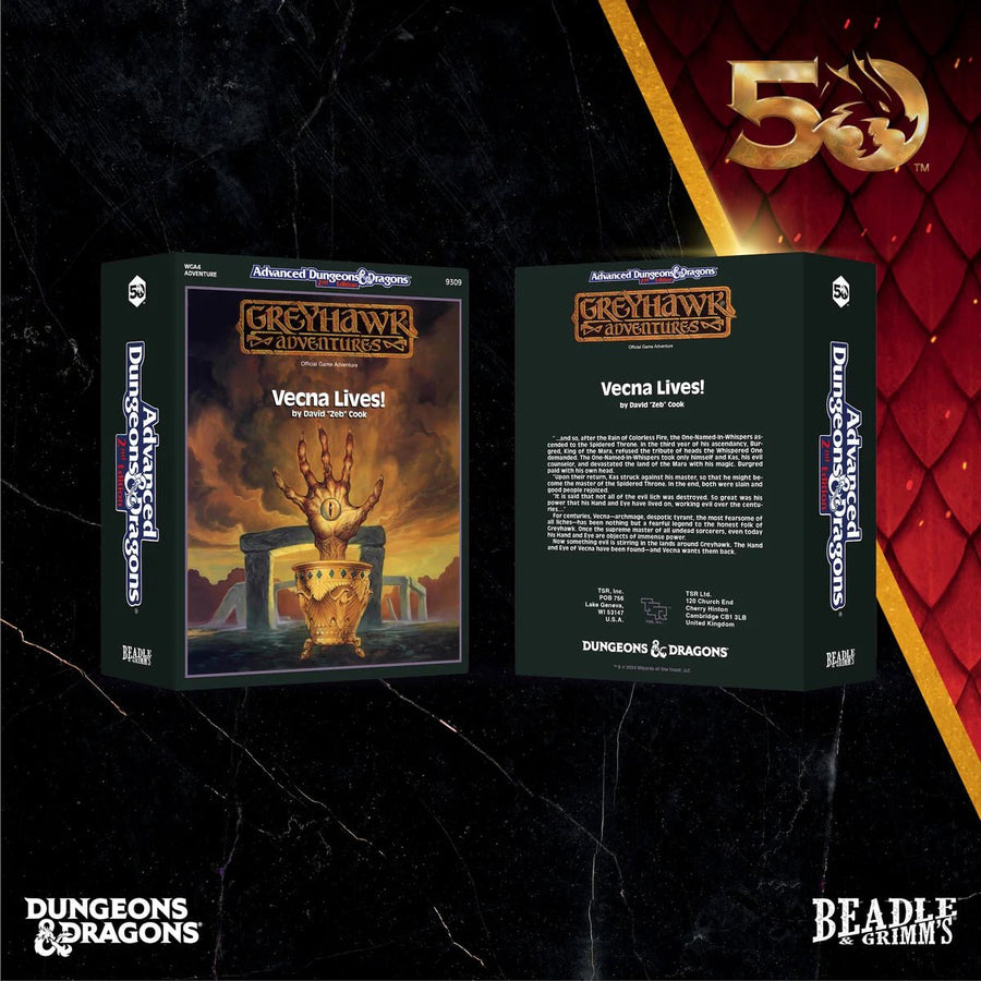 Beadle & Grimms: D&D Classic Module Dice Set - Vecna Lives - Gathering Games