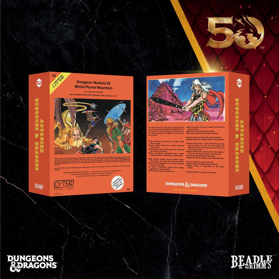 Beadle & Grimms: D&D Classic Module Dice Set - White Plume Mountain - Gathering Games