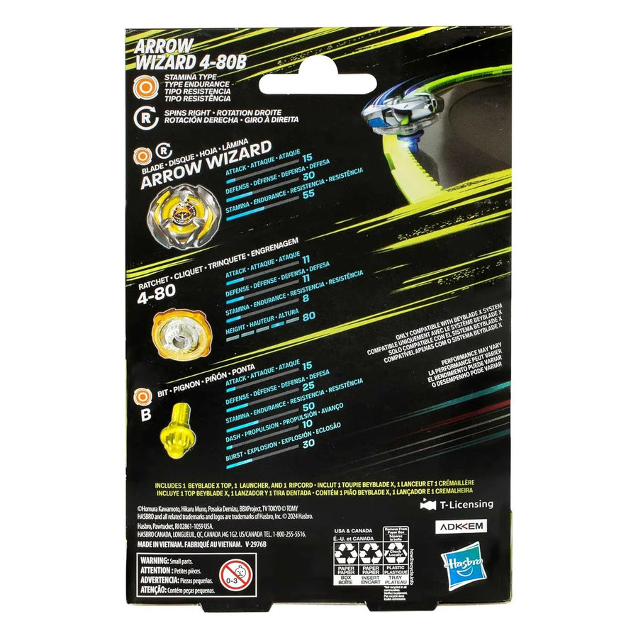 Beyblade X: Wizard Arrow 4 - 80B (BX - 03) - Gathering Games