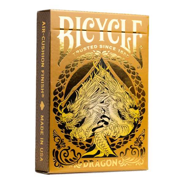 Bicycle Playing Cards: Gold Dragon - Gathering Games