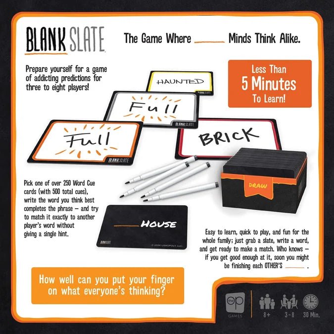 Blank Slate (2026) - Gathering Games