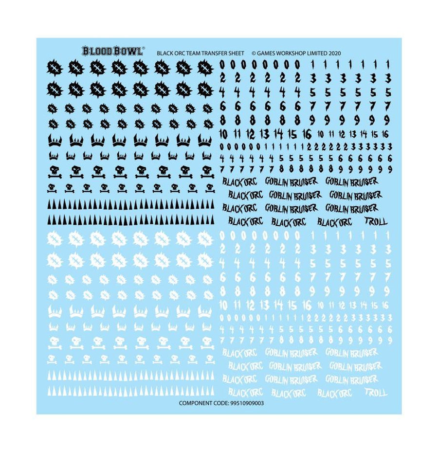 Blood Bowl: Black Orc Team - The Thunder Valley Greenskins - Gathering Games