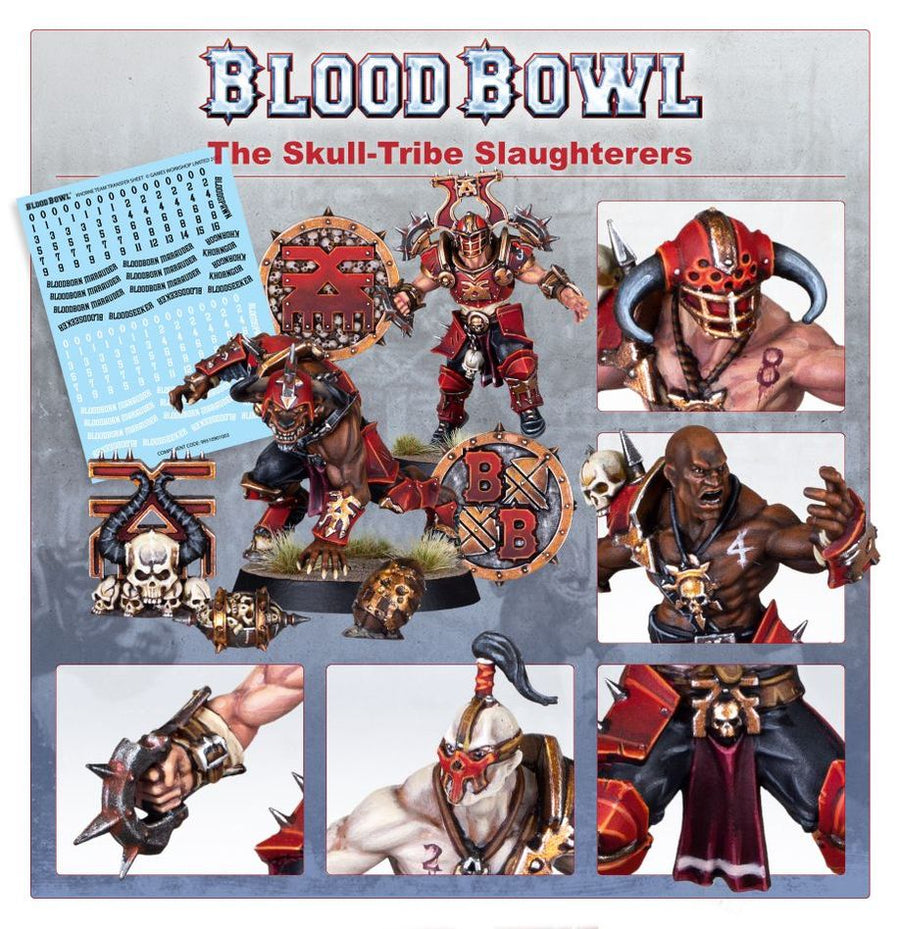 Blood Bowl: Khorne Team - Skull - Tribe Slaughterers - Gathering Games