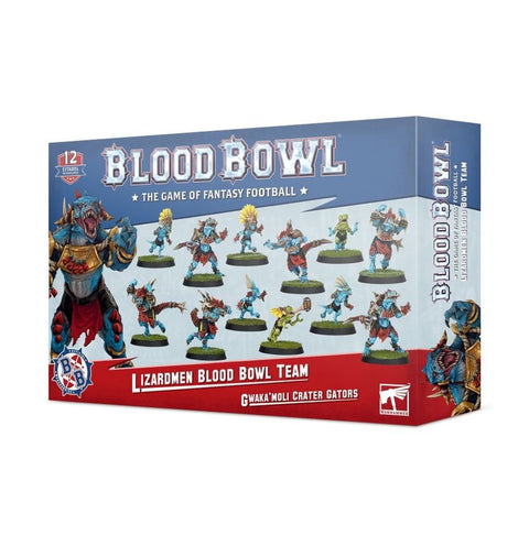 Blood Bowl: Lizardmen Team - Gwaka'Moli Crator Gators - Gathering Games