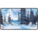 Bob Ross Winter Paradise Black Stitched Playmat - 1