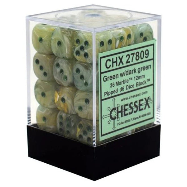 Chessex - 12mm D6 Dice Block - 6
