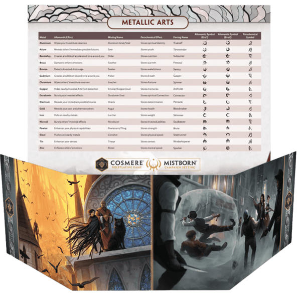 Cosmere RPG: Mistborn GM Screen - 3