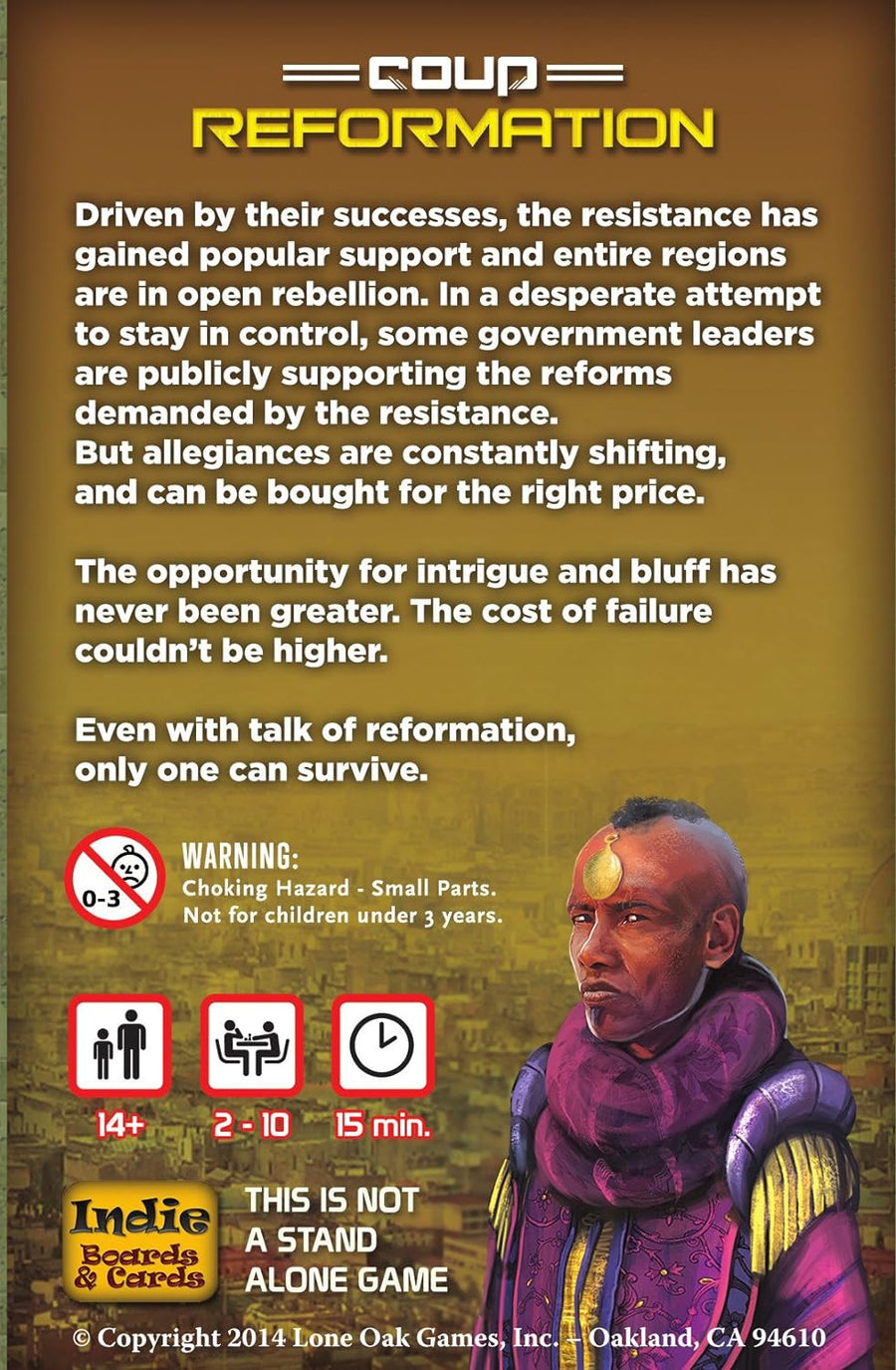 Coup: Reformation Expansion (Second Edition) - Gathering Games