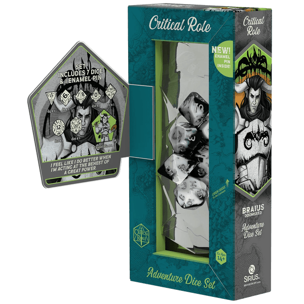 Critical Role: Bells Hells Adventure Dice Set - Braius Doomseed - 4