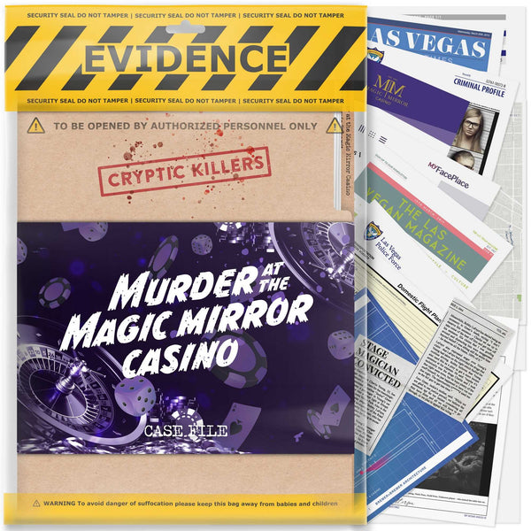 Cryptic Killers - Murder at the Magic Mirror Casino - 1