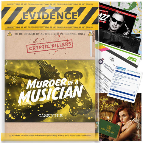 Cryptic Killers - Murder of a Musician - Gathering Games