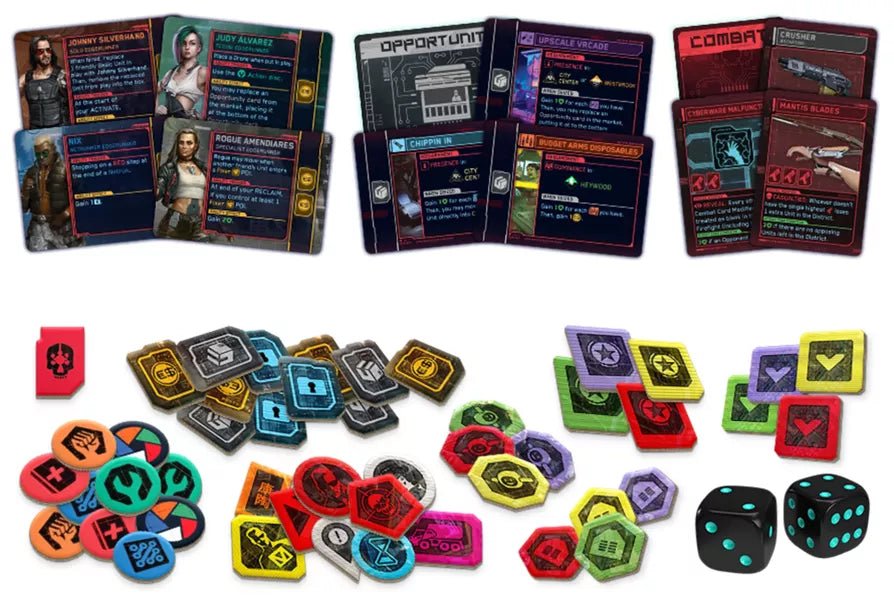 Cyberpunk 2077: Gangs of Night City - The Board Game - Gathering Games