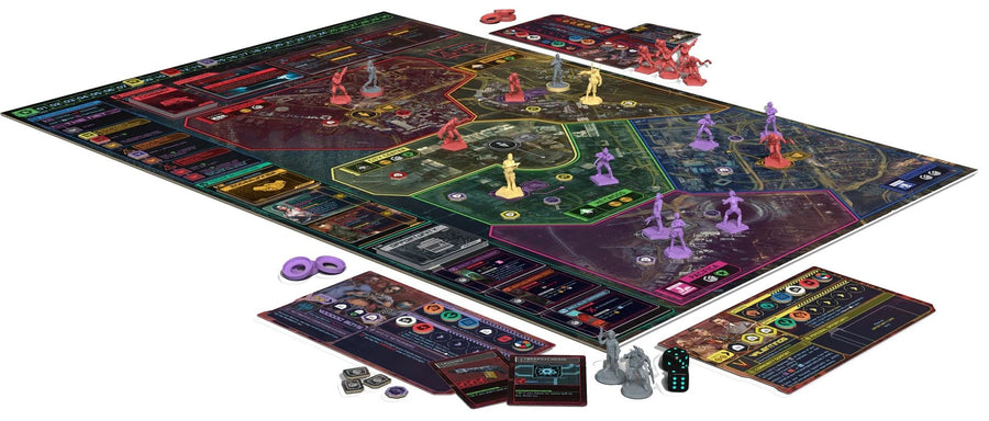 Cyberpunk 2077: Gangs of Night City - The Board Game - Gathering Games