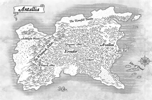 Dark Forest: Folding World Map - 1