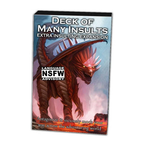 Deck of Many Insults: Extra Insulting Expansion - Gathering Games