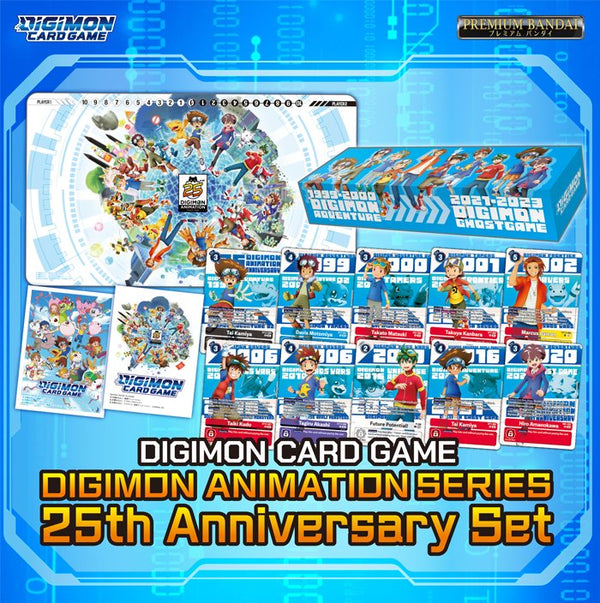 digimon 25th anniversary cards Animation Series 25th Anniversary Set (PB-20) - Digimon CG
