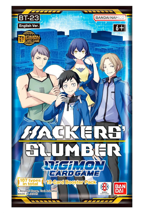 Digimon Card Game: Hackers' Slumber Booster Box (BT23) - Gathering Games