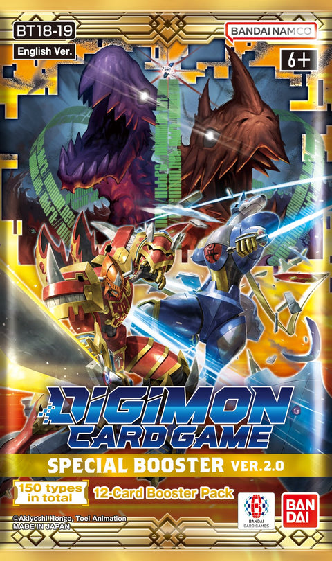 Digimon Card Game: Special Booster Ver.2.0 (BT18 - 19) Booster Box - Gathering Games