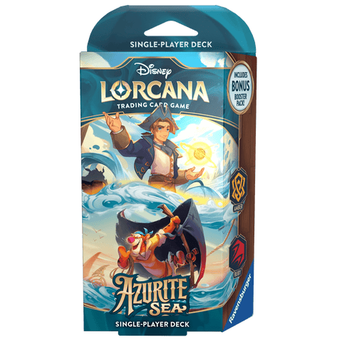 Disney Lorcana: Azurite Sea - Jim & Tigger Starter Deck - Gathering Games