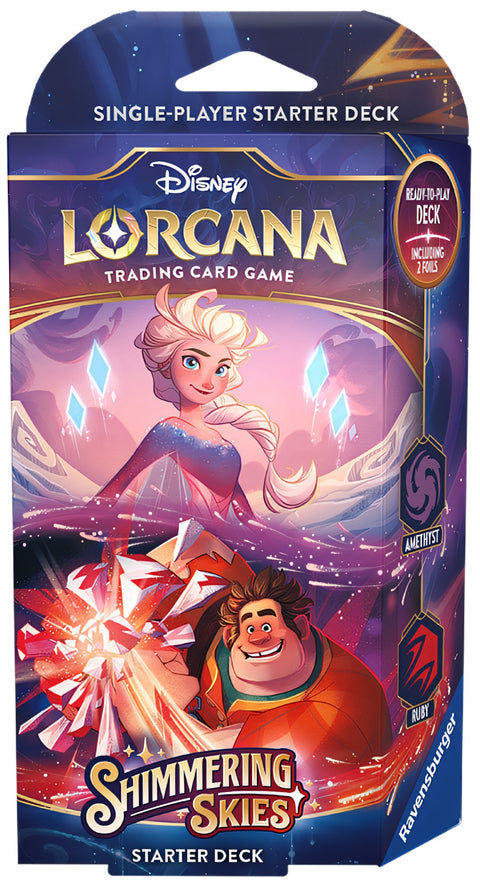 Disney Lorcana: Shimmering Skies Starter Deck - Elsa & Ralph - Gathering Games