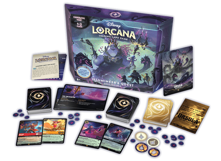 Disney Lorcana: Ursula's Return Illumineer's Quest Deep Trouble Gift Set - Gathering Games