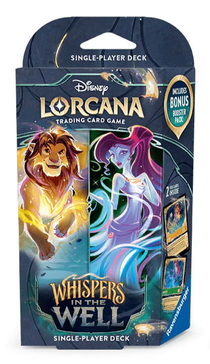 Disney Lorcana: Whispers in the Well Starter Deck - Simba & Megara - Gathering Games