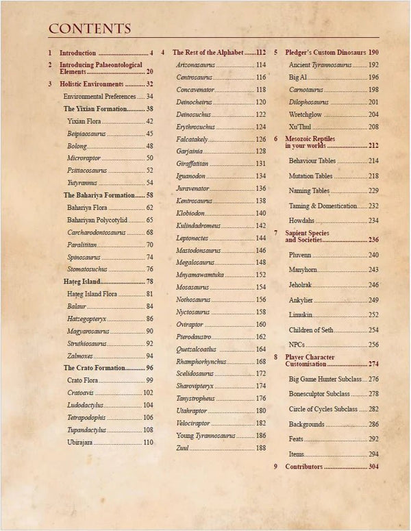 Dr Dhrolin's Dictionary of Dinosaurs (D&D 5E Compatible) - 2
