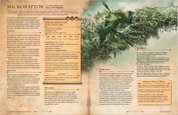 Dr Dhrolin's Dictionary of Dinosaurs (D&D 5E Compatible) - 5