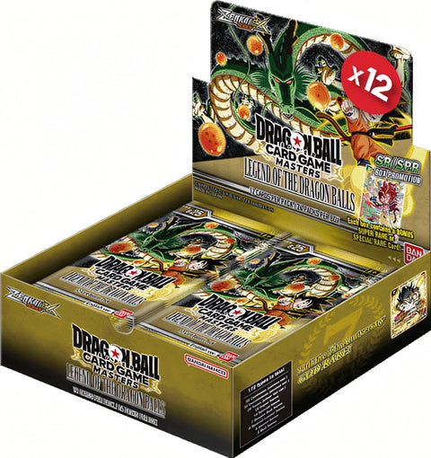 Dragon Ball Super Card Game - Masters: Zenkai Series EX Set 08 (B25) Legend Of The Dragon Balls Case (12 Booster Boxes) - Gathering Games