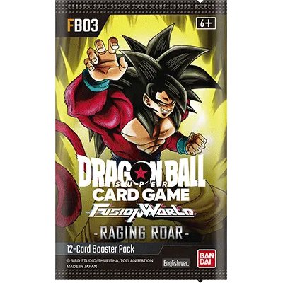 Dragon Ball Super CG: Fusion World 03 (FB03) Raging Roar Booster Box - Gathering Games