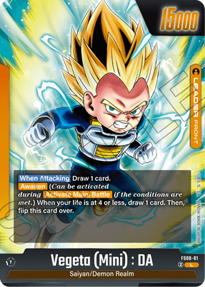 Dragon Ball Super CG: Fusion World - Starter Deck Vegeta (Mini) Super Saiyan 3 (FS08) - Gathering Games