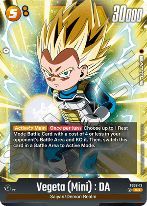 Dragon Ball Super CG: Fusion World - Starter Deck Vegeta (Mini) Super Saiyan 3 (FS08) - 4