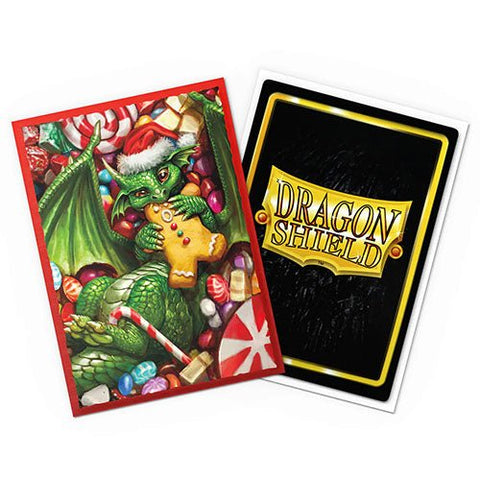 Dragon Shield: Brushed Art Sleeves - Christmas 2024 (Standard Size 100) - Gathering Games