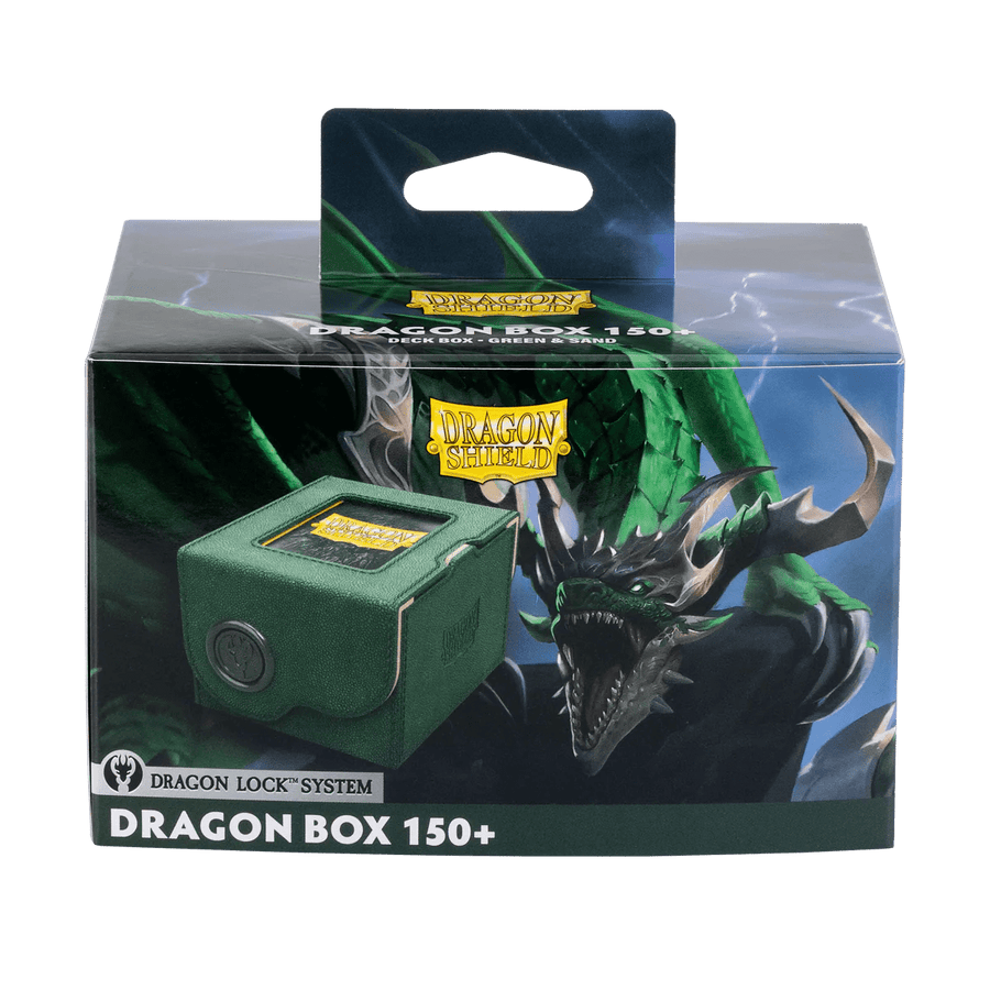 Dragon Shield: Dragon Box 150+ - Green & Sand - Gathering Games