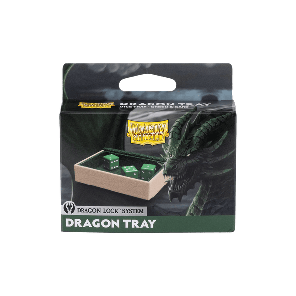 Dragon Shield: Dragon Tray - Green & Sand - 4