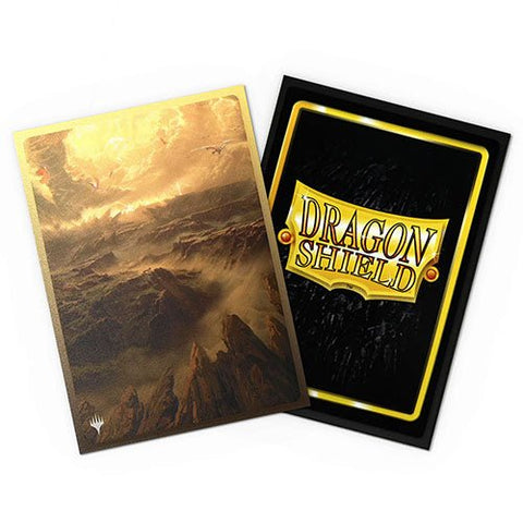 Dragon Shield: Dual Matte Art Sleeves - Magic: The Gathering Landfall Series - Arid Mesa - Standard Size (100) - Gathering Games