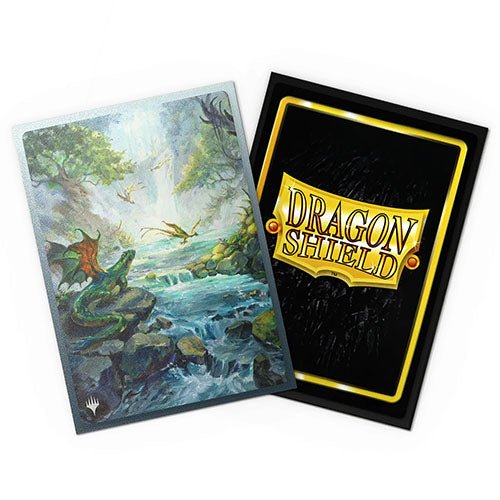 Dragon Shield: Dual Matte Art Sleeves - Magic: The Gathering Landfall Series - Misty Rainforest - Standard Size (100) - 2