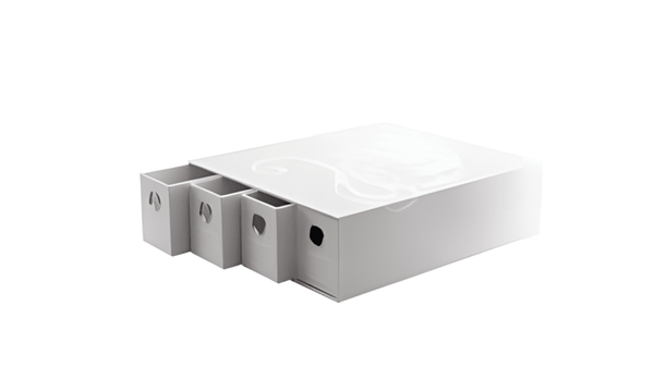 Dragon Shield: Fortress Card Drawers Horizontal 4 - White - 1