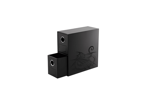 Dragon Shield: Fortress Card Drawers Vertical 2 - Black - Gathering Games