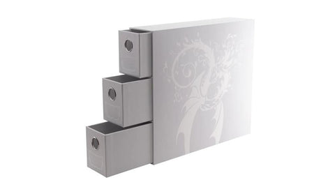 Dragon Shield: Fortress Card Drawers Vertical 3XL - White - Gathering Games