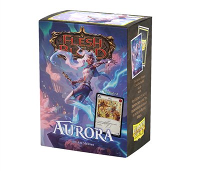 Dragon Shield: Matte Art Sleeves - Flesh and Blood: Aurora - Standard Size (100) - Gathering Games