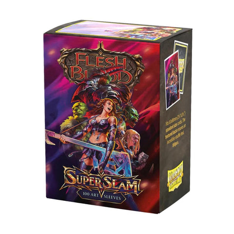 Dragon Shield: Matte Art Sleeves - Flesh and Blood: Super Slam - Standard Size (100) - Gathering Games