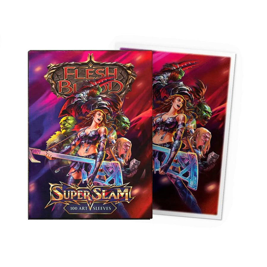 Dragon Shield: Matte Art Sleeves - Flesh and Blood: Super Slam - Standard Size (100) - Gathering Games