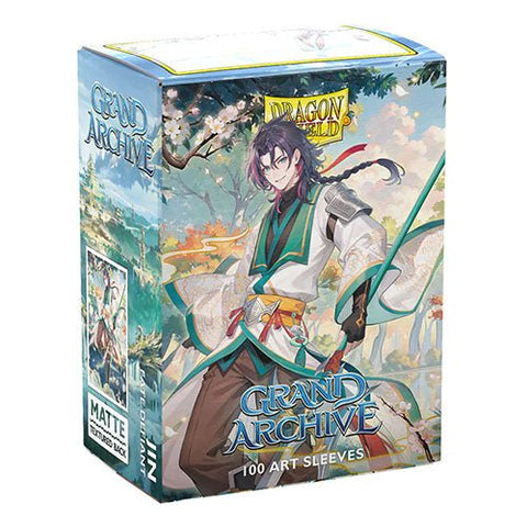 Dragon Shield: Matte Art Sleeves - Grand Archive Jin Fate Defiant - Standard Size (100) - Gathering Games