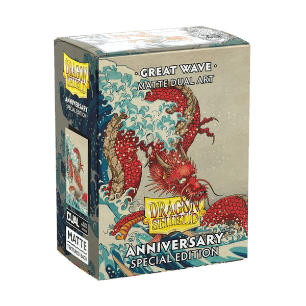 Dragon Shield Matte Dual Standard Sleeves: Great Wave Anniversary Special Edition 100 - 2